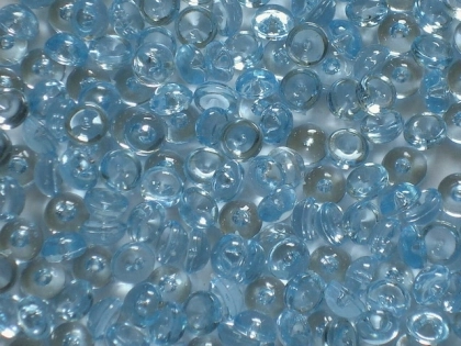 Acryl - Raindrops ca. 5 mm, hellblau