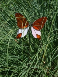 Gartenstecker Schmetterling 100x21cm. 6Stck/VPE