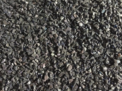 Glasgranulat lila-schwarz, 2-4 mm/ 3 kg
