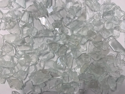 Glaskies weiß-transparent, 10-20 mm/20 kg