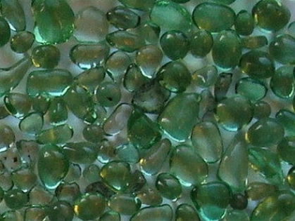 Glaskiesel gerundet, hellgrün 8-10 mm/1 kg