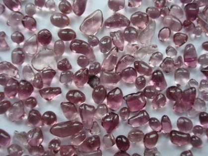Glaskiesel gerundet, lila 1,5-3 mm/1 kg