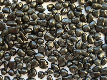 Glaskiesel gerundet, schwarz 3-6 mm/1 kg