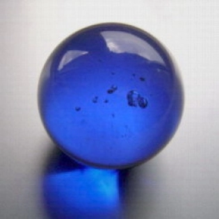 Glaskugel 35 mm kobaltblau, handgefertigt