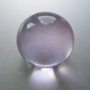 Glaskugel 35 mm lila, handgefertigt