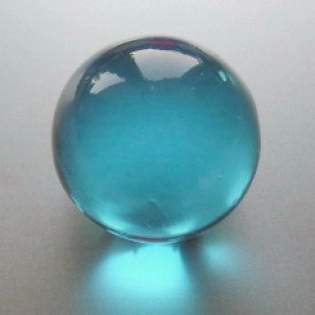Glaskugel 35 mm türkis, handgefertigt