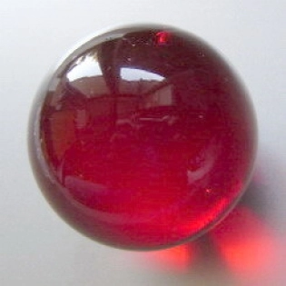Glaskugel 80 mm, rot II. Wahl