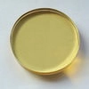 Kristallglasnuggets rund, ca. 60mm, gelb