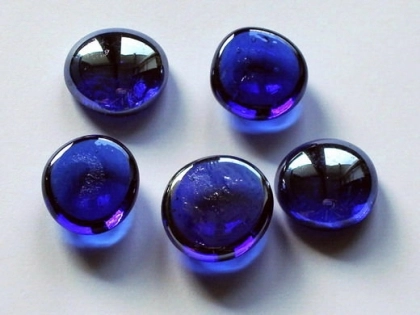 Glasnuggets kobaltblau-ir., 17-20 mm/1 kg