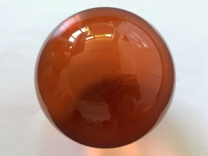 Kristallglaskugel 120mm, orange