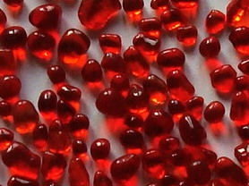 Terrazzo glass beads