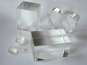 Crystal glass blocks