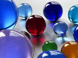 Crystal glass balls 40 mm