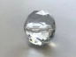 Mobile Preview: Facetted crystal glass balls clear 30 mm