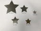 Preview: Sterne aus Edelstahl Mix, verschiedene Größen