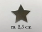 Mobile Preview: Sterne aus Edelstahl ca. 2,5 cm/ 10 Stück