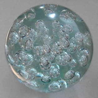 Kristallglaskugel 200 mm, klar mit Luftblasen II. Wahl