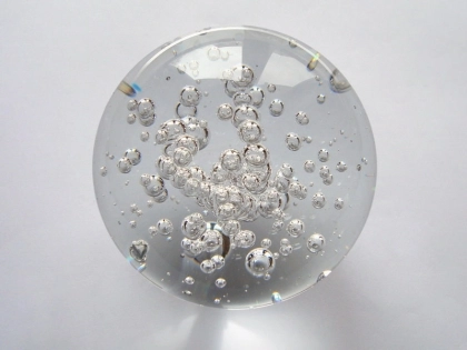 Crystal Glass Balls 100 mm Clear | Crystal Balls | Crystal Bubble Spheres