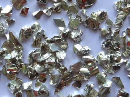 Glassteine silber, ca. 9-12 mm/ 800 gr.