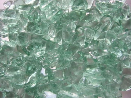 Glass Gravel Glacier Green 5-10 mm | 20 Kg | Glass Chippings