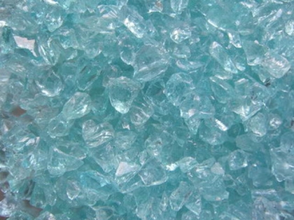 Glaskies türkis, 2,5-5 mm/20 kg