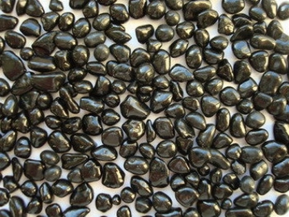 Glass Beads Black 1.5-3 mm | 1 Kg | Glass Pebbles Aggregates