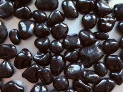 Glaskiesel-gerundet schwarz-8-10mm-20-kg