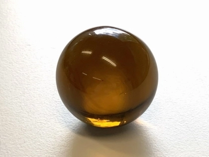 Glass Balls 35 mm Golden Yellow | Standard Handmade