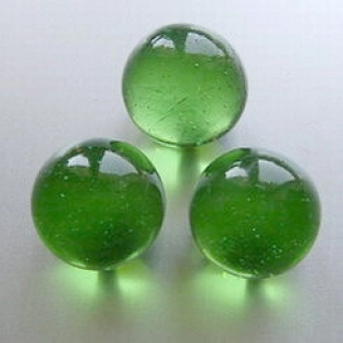 Glass Marbles 16 mm Green
