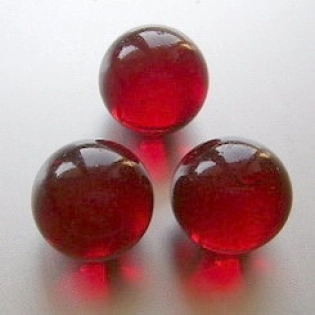 Glass Marbles 16 mm Ruby Red