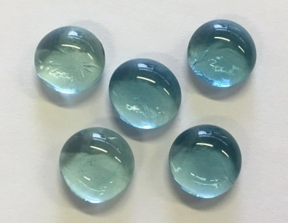 Glass Pebbles 13-15 mm Turquoise | Glass Nuggets