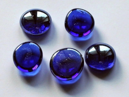 Glasnuggets 17-20 mm kobaltblau-ir 1 kg
