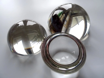 Kristallglas-Halbkugel 120 mm, klar