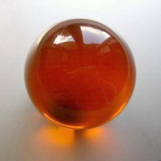 Crystal Glass Balls 70 mm Orange | Crystal Balls | Crystal Spheres (Currently out of stock)