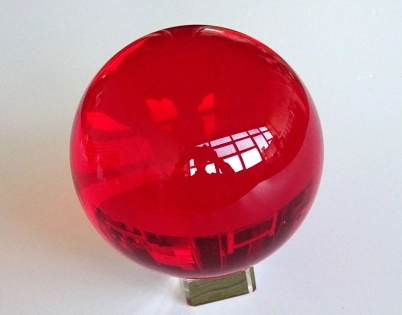 Kristallglaskugel 35mm, rot