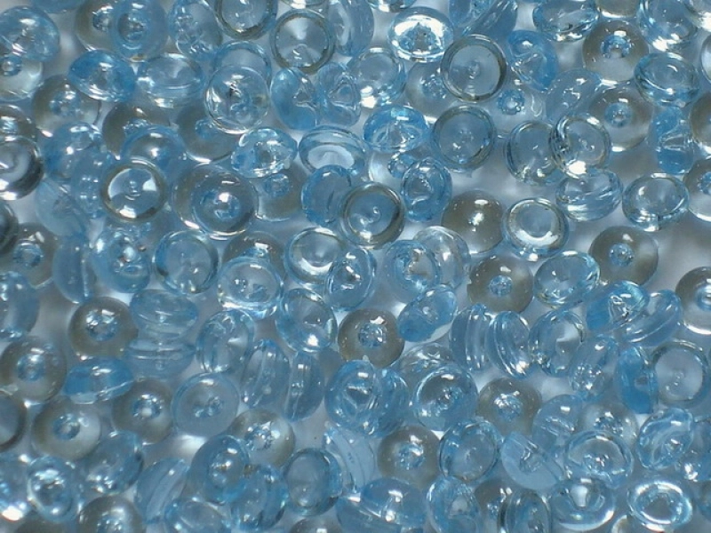 Acrylic Raindrops 5 mm Light Blue
