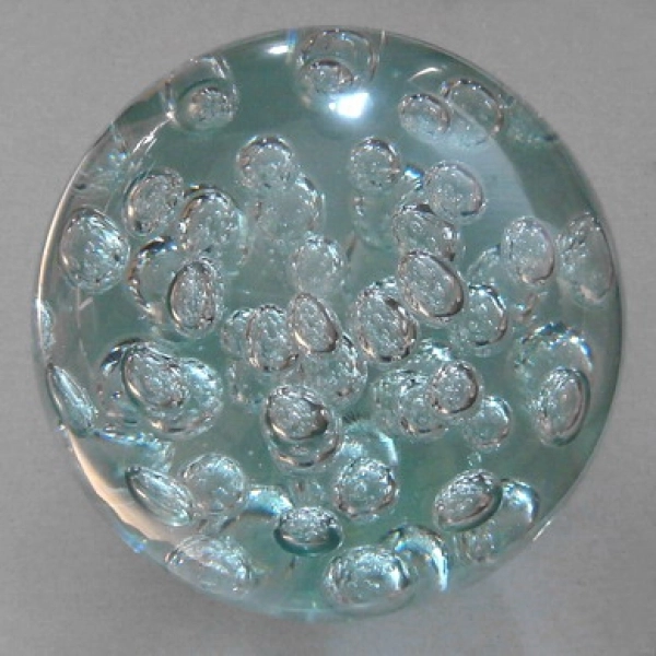 Kristallglaskugel-200 mm klar-mit-Luftblasen-II Wahl