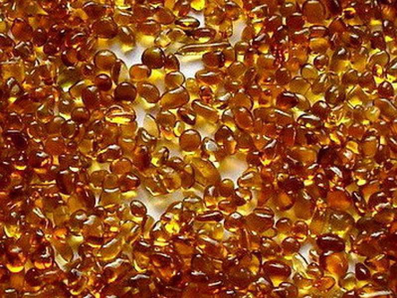 Glass Beads Amber 1.5-3 mm | 1 Kg | Glass Pebbles Aggregates