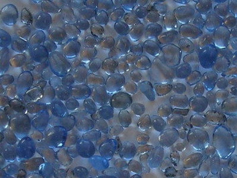 Glass Beads Light Blue 3-6 mm | 25 Kg | Glass Pebbles Aggregates