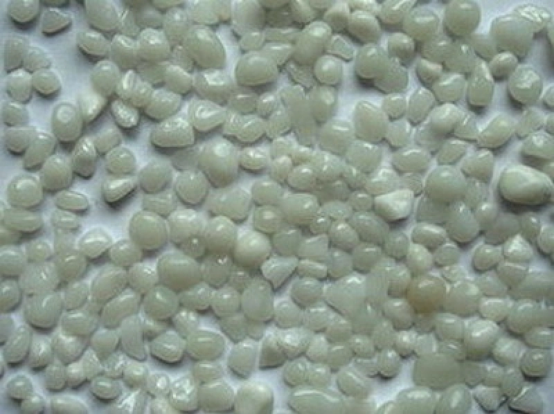 Glass Beads White Opaque 3-6 mm | 1 Kg | Glass Pebbles Aggregates