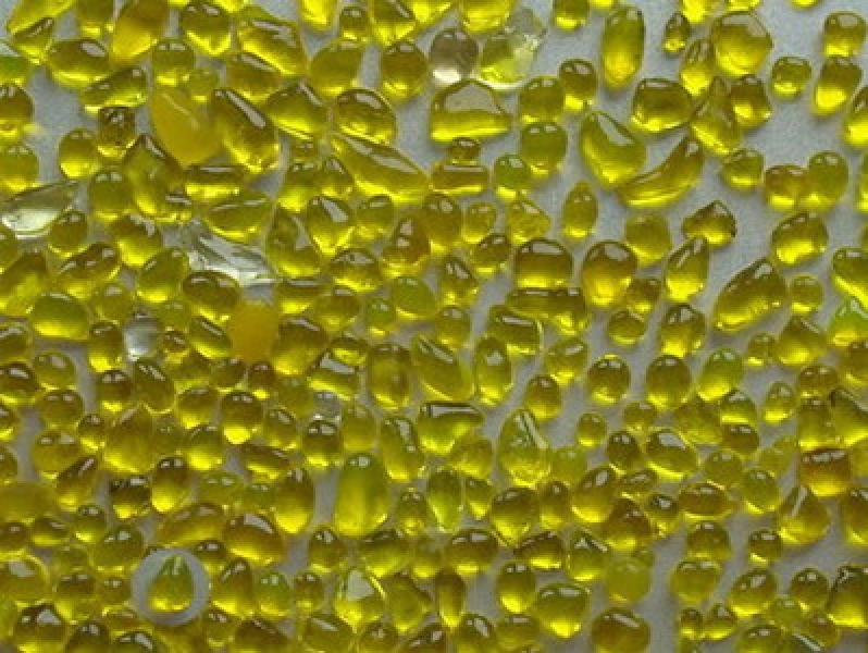 Glass Beads Lemon Yellow 3-6 mm | 1 Kg | Glass Pebbles Aggregates