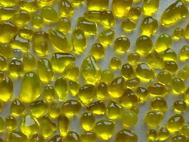 Glass Beads Lemon Yellow 8-10 mm | 1 Kg | Glass Pebbles Aggregates