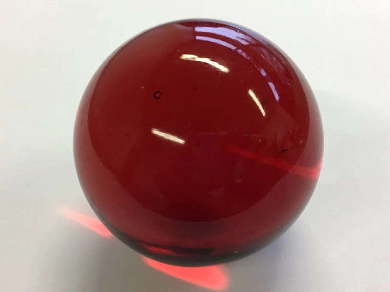 Glass Balls 40 mm Orangish Red | Standard Handmade