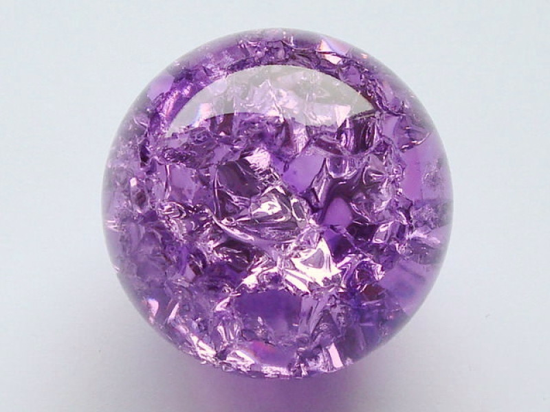 Crystal Glass Balls 50 mm Purple Cracked Glass Balls Glass Balls Splintered Effect Buy Online