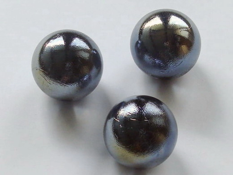 Glass Marbles 35 mm Lilac | Shimmering Surface | 1 Kg