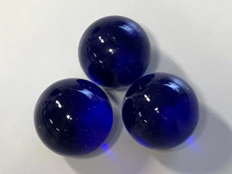 Glass Marbles 16 mm Cobalt Blue