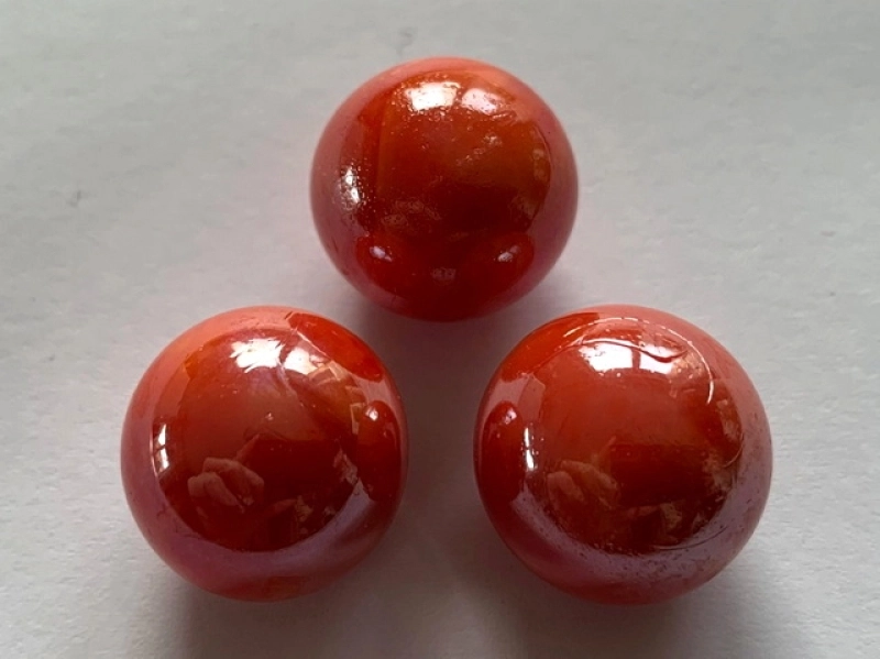 Glass Marbles 16 mm Red opaque