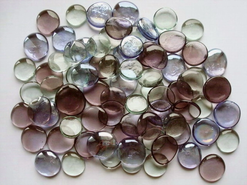 Glass Pebbles 28-30 mm Mix 1 | Glass Nuggets