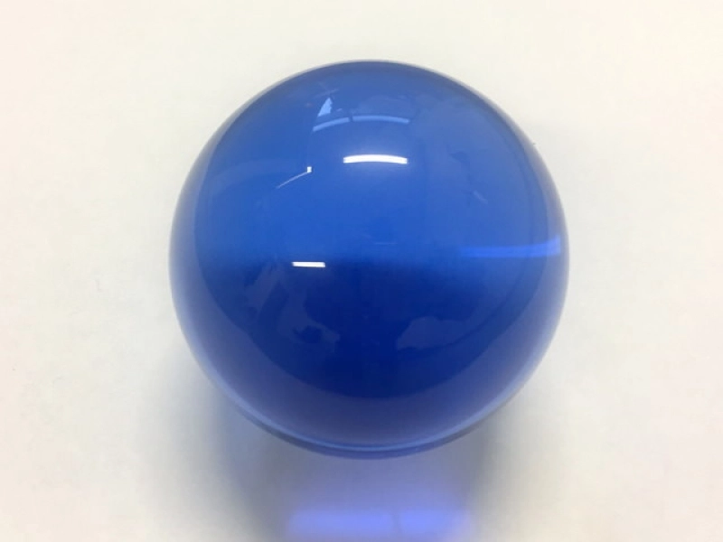 Crystal glass ball 30mm, medium blue
