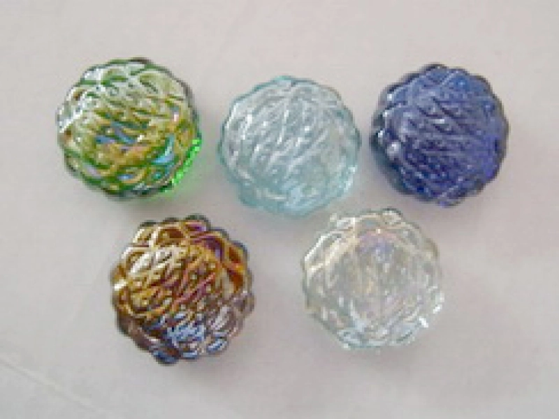 Glass Flower Amber| Shimmering Surface | 1 Kg